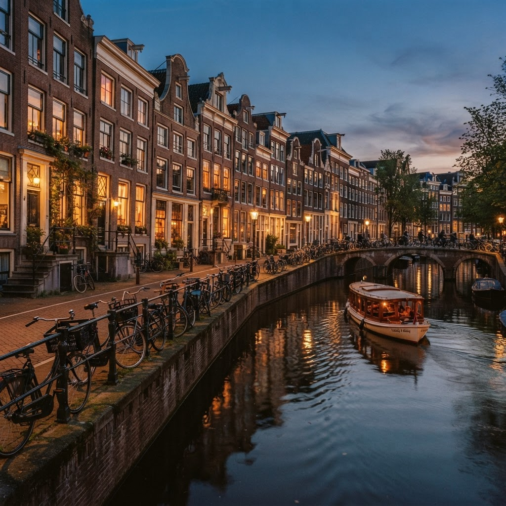 Amsterdam 的风景邮票