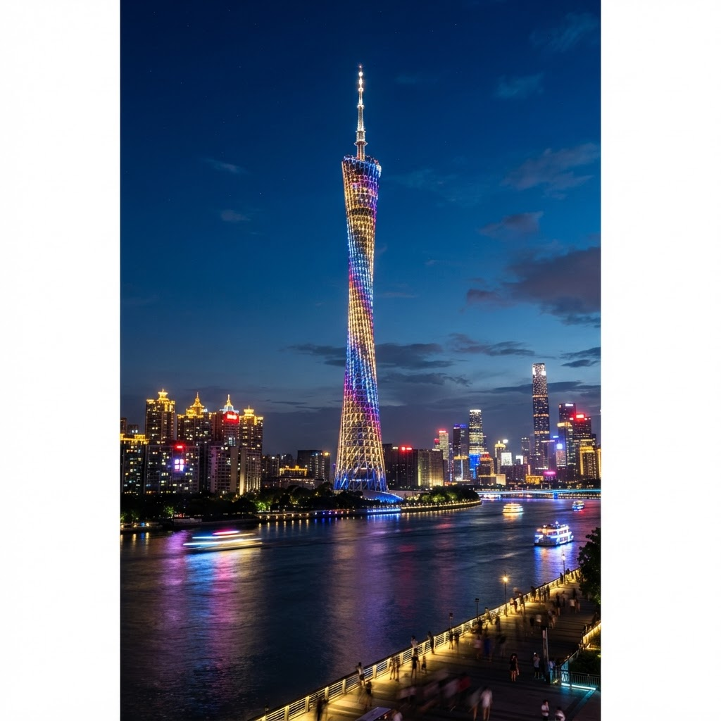 Guangzhou 邮票海报